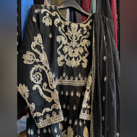 Asim jofa Maria b Pakistani shalwar kameez sana safinaz baroque designer dress - Picture 9 of 15